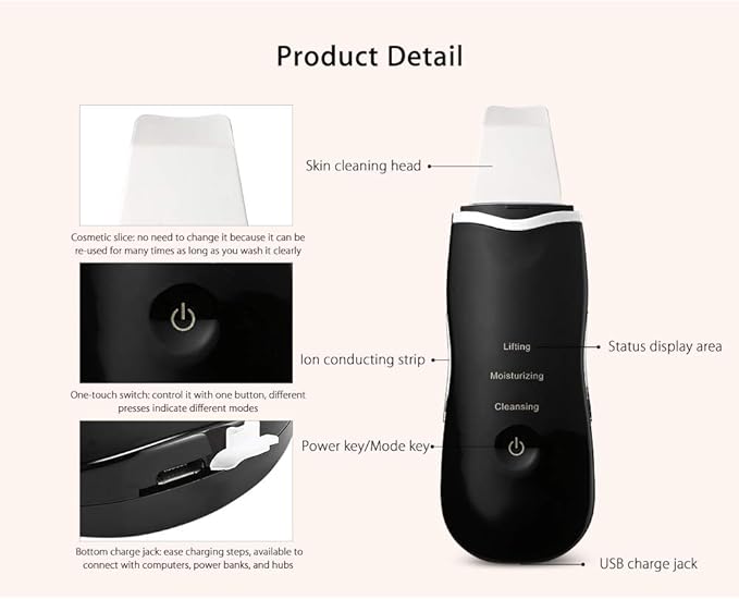 Blackhead Removal Ultrasonic Facial Cleaner