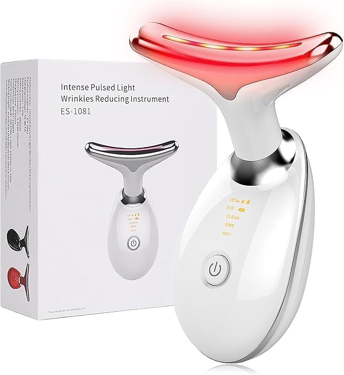 Vibration Face and Neck Massager - Wrinkle Remover for Skin Care, Tightening, and contouring